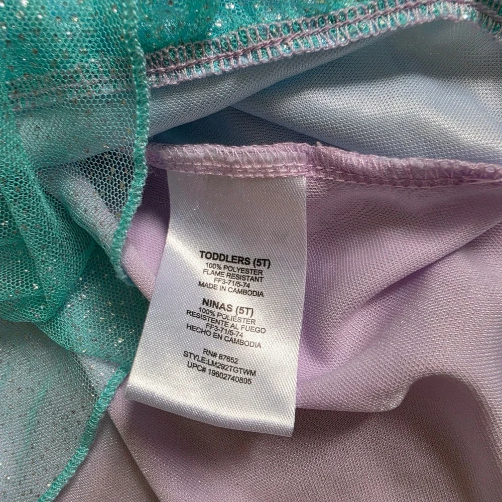 Disney Princess Ariel Little Mermaid Nightgown Toddler size 5T Dress